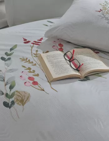 Elias Çift Kişilik Ranforce Nevresim Takımı Gri