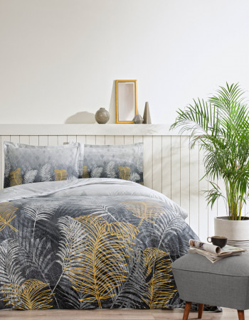 Özdilek Golden Palm King Size Nevresim Takımı Gri