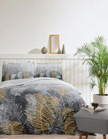 Özdilek Golden Palm King Size Nevresim Takımı Gri