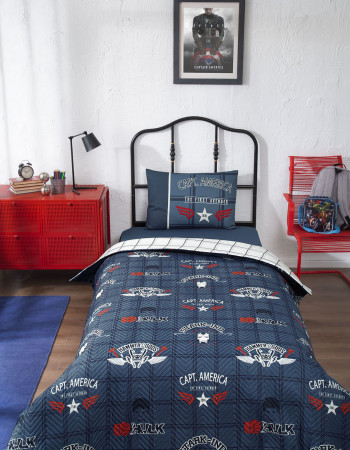 Özdilek Avengers Tek Kişilik Kapitoneli Nevresim Takımı