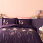 Özdilek Pastoral Saten Çift Kişilik Nevresim Takımı Mor