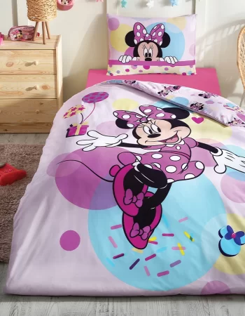 Özdilek Disney Minnie Mouse Tek Kişilik Nevresim Takımı