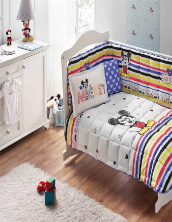 Taç Disney Mickey Skecth Baby Bebek Uyku Seti