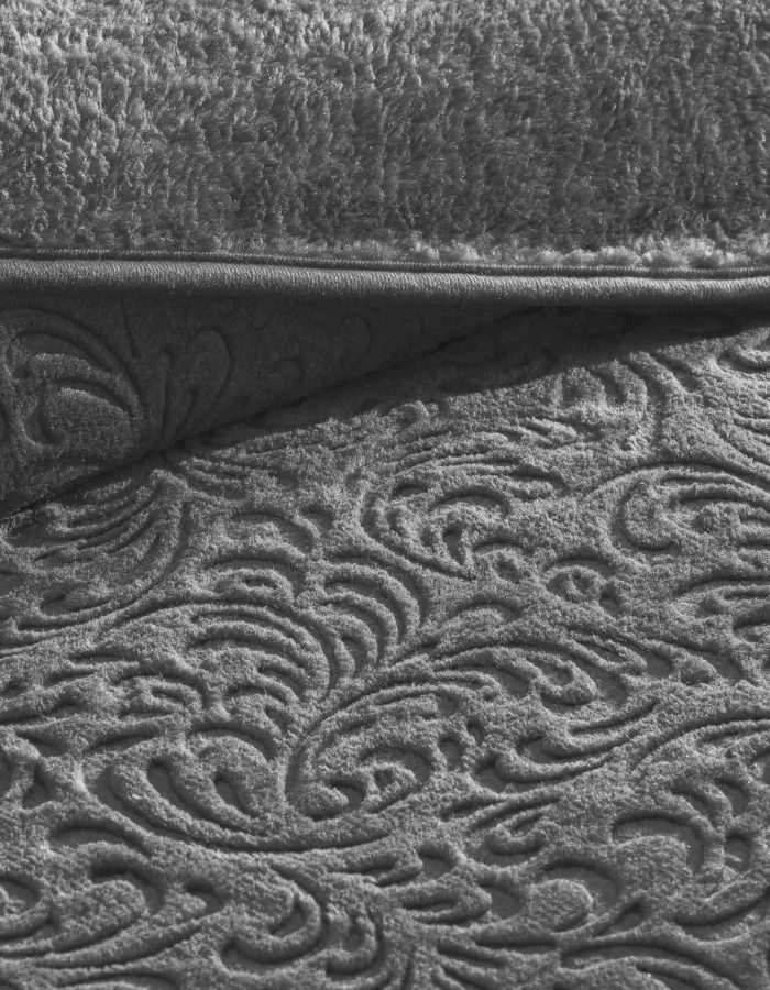 Taç Doressa Çift Kişilik Embos Battaniye Antrasit