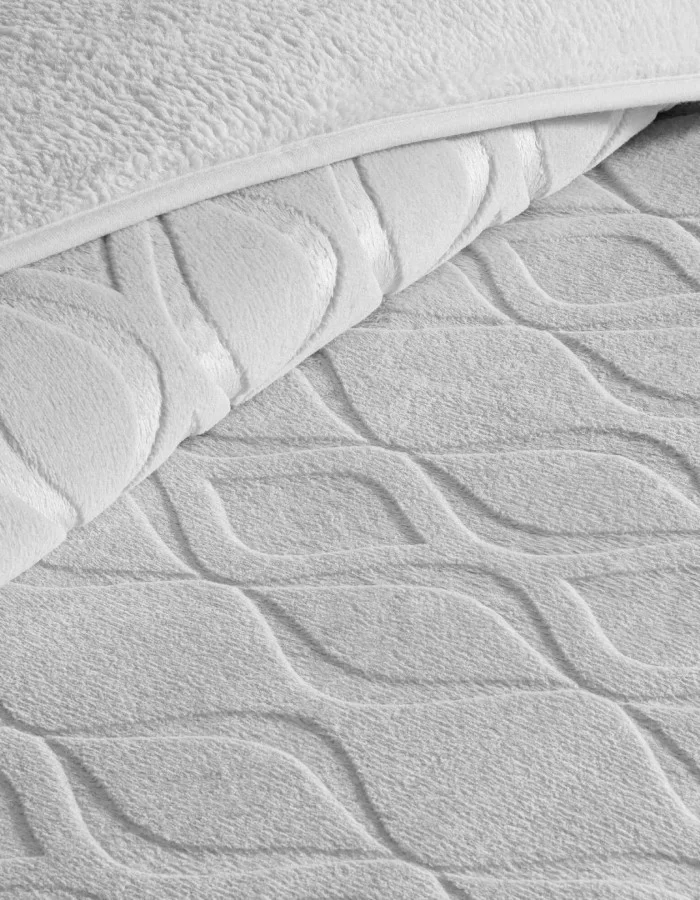 Taç Tessra Çift Kişilik Embos Battaniye Gri