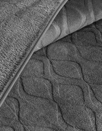 Taç Tessra Çift Kişilik Embos Battaniye Antrasit