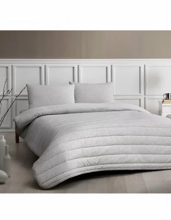 Taç Natura Çift Kişilik Yorgan Seti (Reborn) Gri