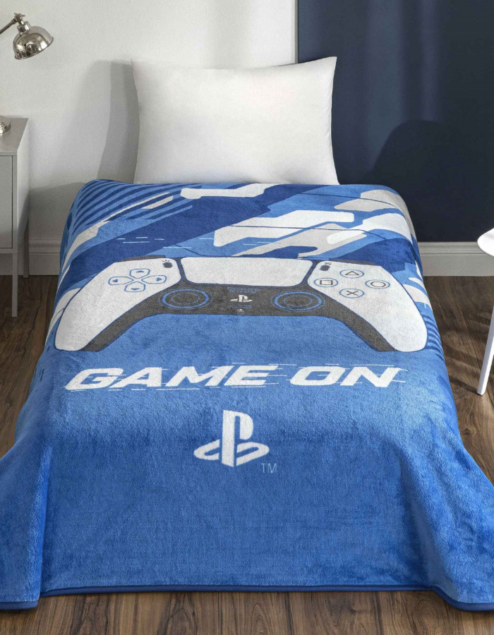 Taç Lisanslı Playstation Tek Kişilik Battaniye