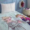 Taç Lisanslı Disney Frozen Tek Kişilik Battaniye
