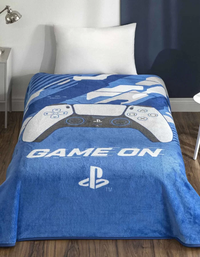 Taç Lisanslı Playstation Tek Kişilik Battaniye
