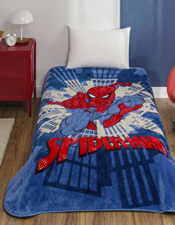 Taç Lisanslı Spiderman Pop Rise Tek Kişilik Battaniye