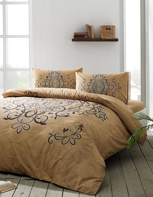 Taç Blanda Tek Kişilik Nevresim Takımı Gold