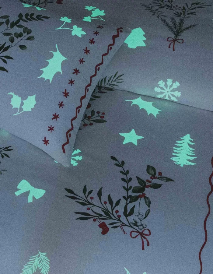 Taç Mistovia Glow Ranforce Çift Kişilik Nevresim Takımı Beyaz