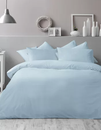 Taç Basic Çift Kişilik Antibakteriyel Nevresim Takımı Turkuaz