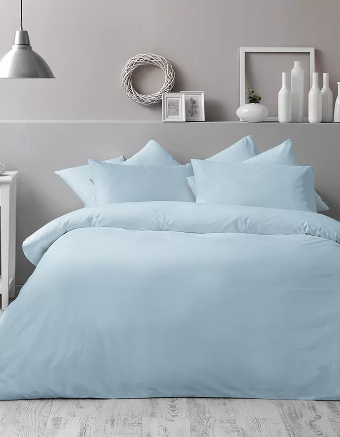 Taç Basic Çift Kişilik Antibakteriyel Nevresim Takımı Turkuaz