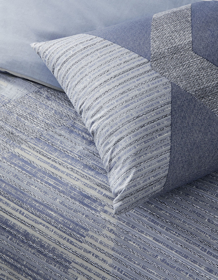 Taç Lucas Ranforce Çift Kişilik Nevresim Takımı Mavi