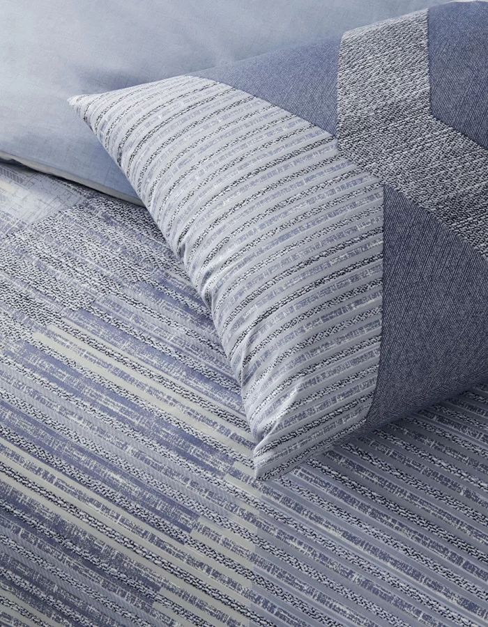 Taç Lucas Ranforce Çift Kişilik Nevresim Takımı Mavi