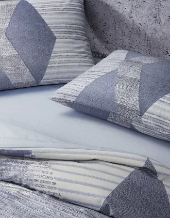 Taç Lucas Ranforce Çift Kişilik Nevresim Takımı Mavi