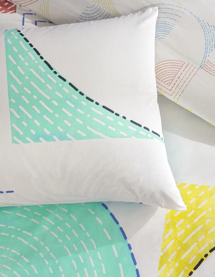 Taç Luvına Ranforce Çift Kişilik Nevresim Takımı Turkuaz