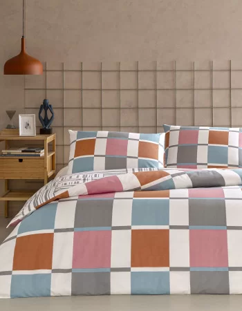 Taç Loxa Çift Kişilik Nevresim Takımı Turuncu