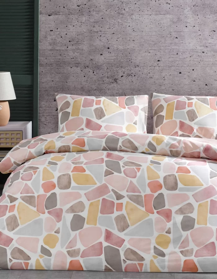 Taç Alvy Tek Kişilik Nevresim Takımı Pembe