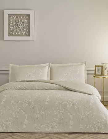 Taç Glint Saten Çift Kişilik Nevresim Takımı Taş