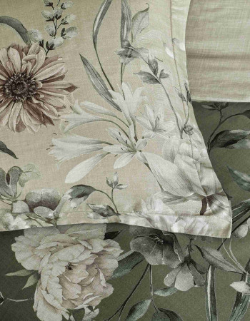 Taç Nurell Saten Çift Kişilik Nevresim Takımı Gri