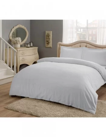 Taç Saten Basic Çift Kişilik Nevresim Takımı Gri