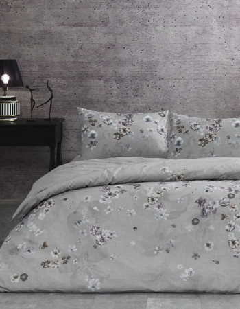 Taç Calire Ranforce Çift Kişilik Nevresim Takımı Gri