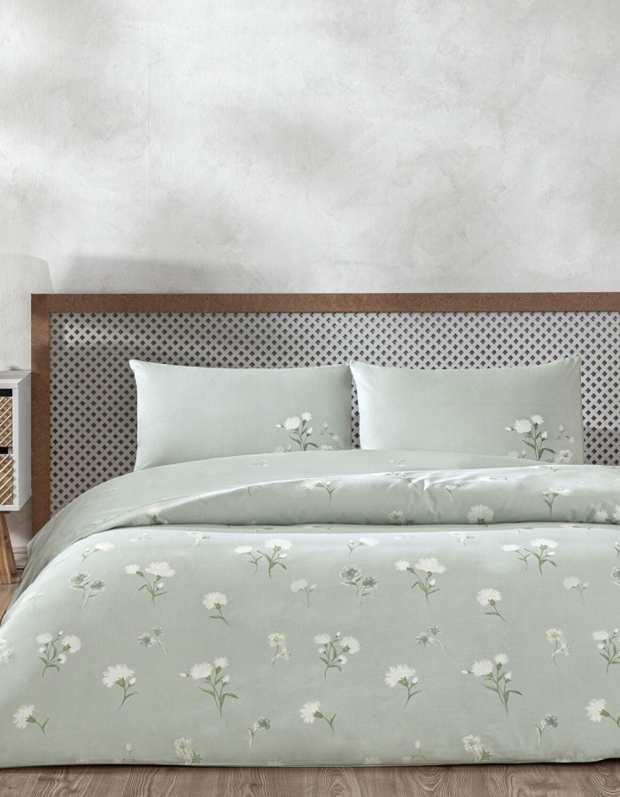 Taç Aveste Ranforce Çift Kişilik Nevresim Takımı Mavi