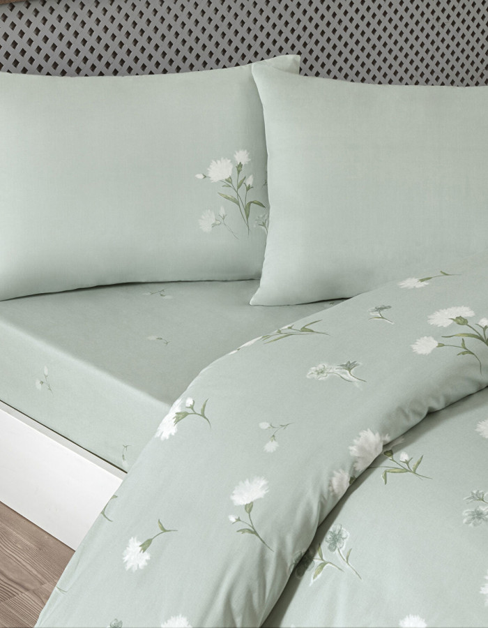 Taç Aveste Ranforce Çift Kişilik Nevresim Takımı Mavi