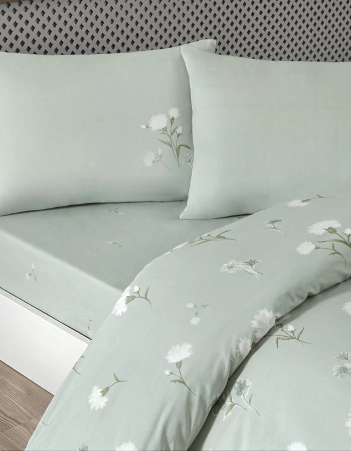 Taç Aveste Ranforce Çift Kişilik Nevresim Takımı Mavi