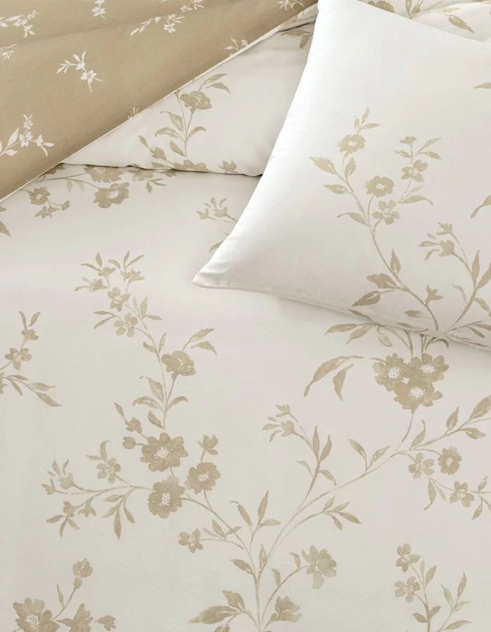 Taç Vellise Ranforce Çift Kişilik Nevresim Takımı Beyaz