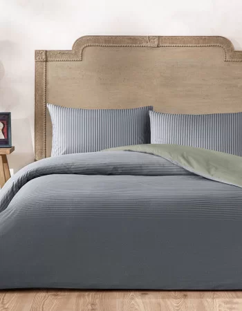 Taç Marwen Ranforce Çift Kişilik Nevresim Takımı Lacivert