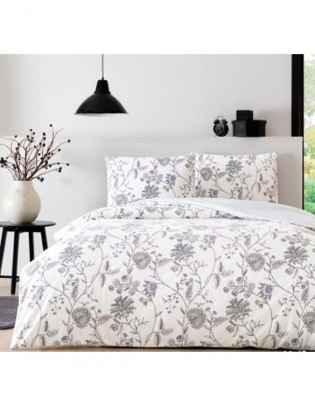 Taç Rosie Ranforce Çift Kişilik Nevresim Takımı Beyaz