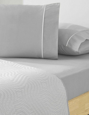 Taç Jakar Selva Çift Kişilik Pike Takımı Gri