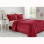 Taç Dustine Tek Kişilik Yatak Örtüsü Kırmızı